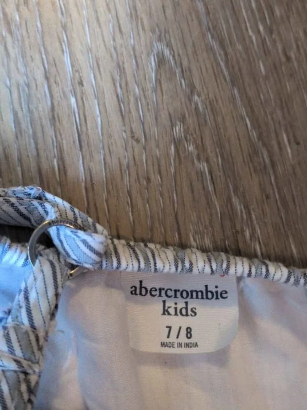 Abercrombie Kids Striped Jumpsuit 7/8 girls